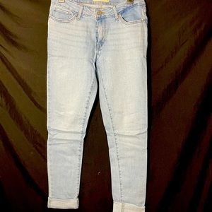 Levi’s women’s stretch 711 skinny sz 20 light wash lk new